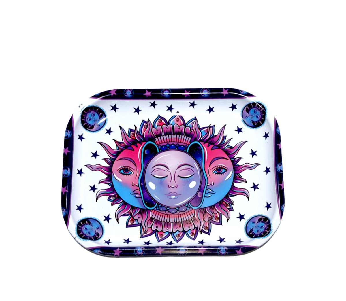 Psychedelic Rolling Tray Set - Wise Skies