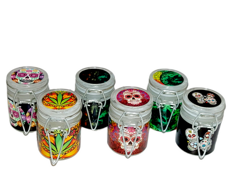 Chongz Small Gitd Glass Jar Assorted designs