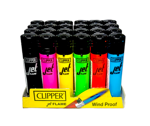 Clipper Refillable Electronic Jet Coloured Lighters