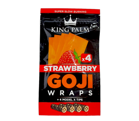 King Palm Goji Blunt Wraps - Strawberry