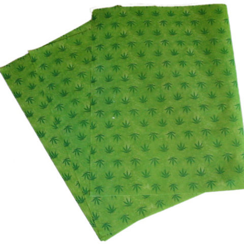 Leaf Design Wrapping Paper - Green