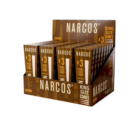 Narcos King Size Cones Brown Edition 109 mm
