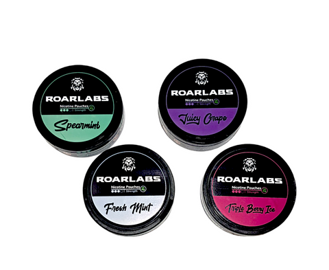 10mg Roar Labs Nicotine Pouches - 20 Pouches per pack
