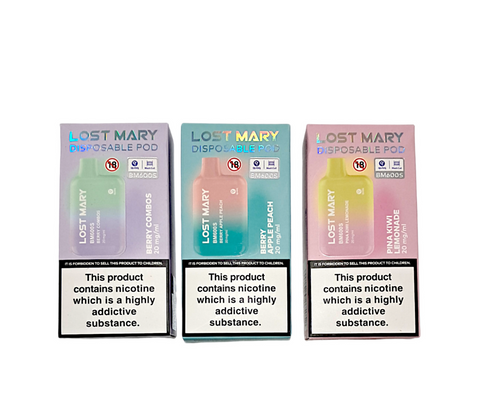 20mg ELF Bar Lost Mary BM600s Disposable Vape Device 600 Puffs