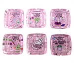 Baked Bunny Premium Square Glass Ashtray - Assorted Designs