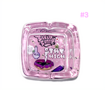 Baked Bunny Premium Square Glass Ashtray - #3