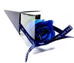 Single Blue Rose Soap Flower