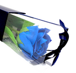 Single Blue Rose Soap Flower