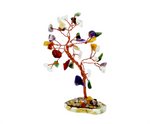 Gemstone Tree - Multi Stones on Natural Agate Base (35 stones)