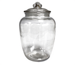 Large Glass Storage Jar (15x24.5cm)