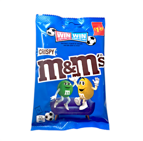 M&Ms Crispy Treat Bag 77g