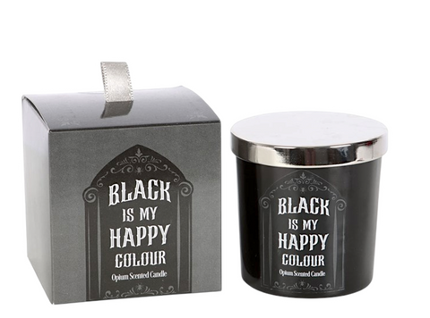 Black Is My Happy Colour Opium Scented Candle