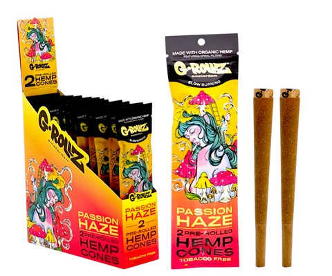 G-Rollz Pre Rolled Hemp Cones "Passion Haze" 2pk