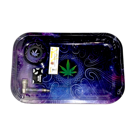 Purple Leaf Gift Tray Set