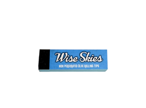 Wise Skies Blue Premium Non Perforated Rolling Tips