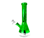Weed Leaves Glass Bong Green 25cm