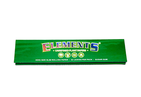 Elements Green King Size Slim Papers