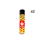 Clipper Electronic Jet Lighters - Weed Signs2