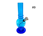 Acrylic "Plain" Small Waterpipe - #9 (6 Inch)