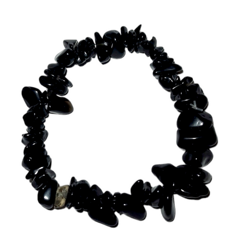 Crystal Stone Bracelet - Black Tourmaline