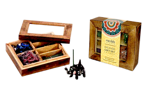 Mandala Insence Gift Set In Wooden Gift Box