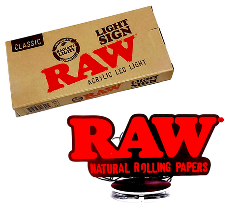 RAW Acrylic LED RAW Logo Light Sign (USB Powered)