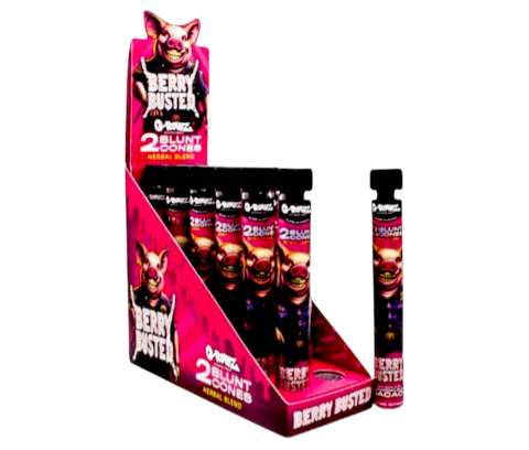 G-Rollz Cheech And Chong Terpene Infused Blunt Cones "Berry Busted" 2pk