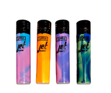 Clipper Jet Flame 'Nebula'  Lighters Pack Of 4