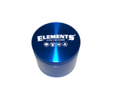 Elements Large 4-Part Metal Grinder - Blue