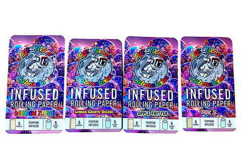 Lift Tickets Infused Rolling Papers With Glass Tips