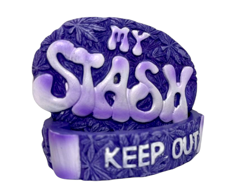 Wise Skies My Stash Ashtray- Purple