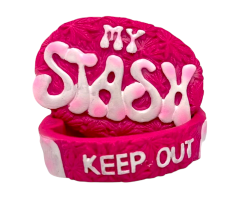 Wise Skies My Stash Ashtray-Pink