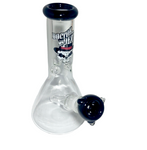Glass Dr.Death "Gareth Hunt" 20cm Ice Waterpipe With Black Accents