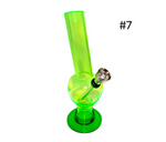 Acrylic "Plain" Small Waterpipe - #7 (6 Inch)