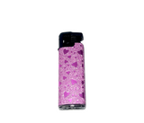 Flamejack Windproof Lighters Glitter Heart Design baby pink