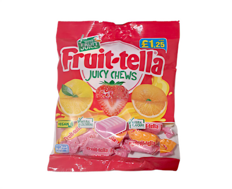 Fruit-tella Juicy Chews Bag 170g