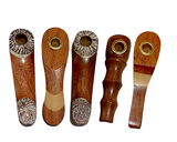 Mini Wooden Pipes - Assorted