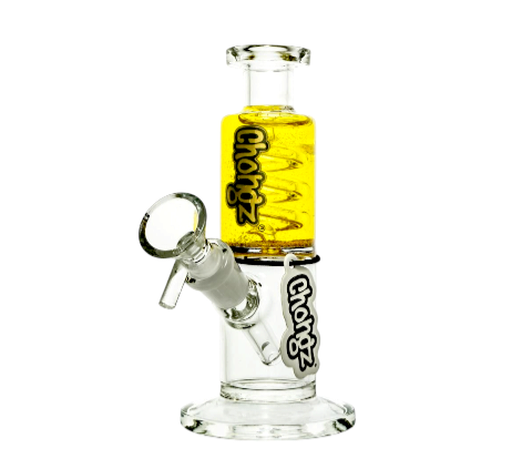 Chongz 15cm "Yellow Floyd" Liquid Filled Waterpipe