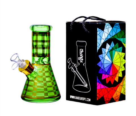 Chongz 20cm Neon Green "Charlies Daydream" Waterpipe