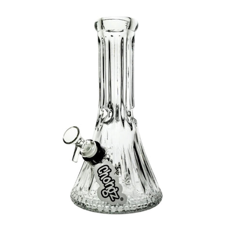 Chongz 25cm "Lazarus" Cut Glass Beaker Waterpipe