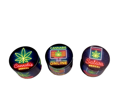 The Smoke Island 4-Part Metal Grinder - Assorted Designs