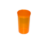 Pop Top Containers 19 Dram Bottles - Orange