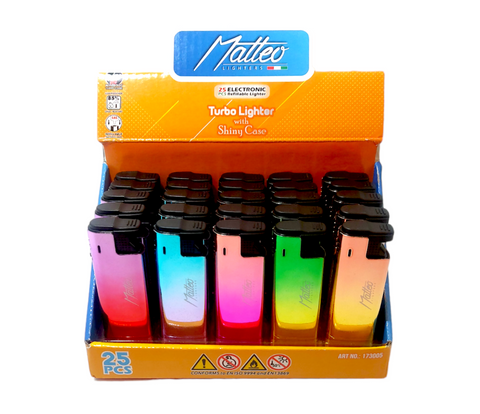 Matteo Electronic PCS Refillable Lighters
