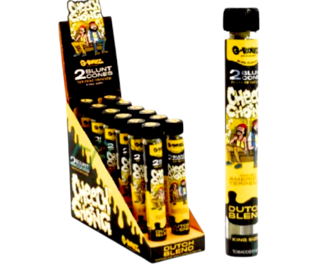 G-Rollz Cheech And Chong Terpene Infused Blunt Cones "Dutch Blend" 2pk