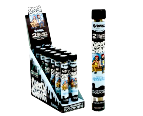 G-Rollz Cheech And Chong Terpene Infused Blunt Cones "Blueberry Kookies" 2pk