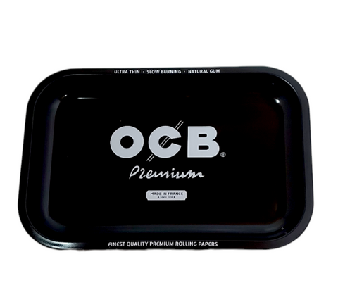 OCB Black Premium Metal Tray Medium - 29 x 19 cm