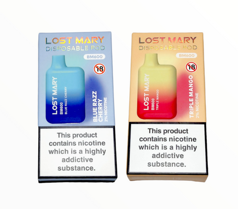 20mg ELF Bar Lost Mary BM600 Disposable Vape Device 600 Puffs
