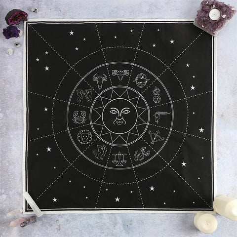 70x70cm Star Sign Altar Cloth UK shop UK delivery spiritual products.