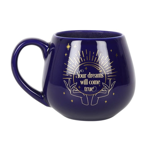Blue Fortune Teller Colour Changing Mug gift idea uk delivery spiritual.