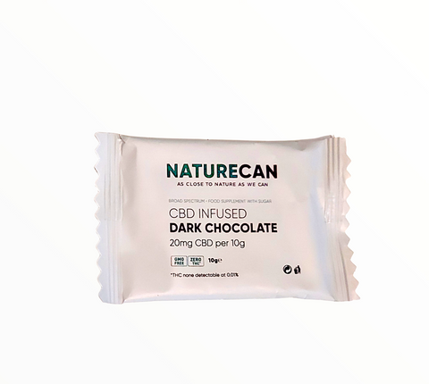 Cbd infused dark chocolate